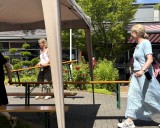 Sozialdienstleiterin Katja Franck eilte ihrer Kollegin zur Hilfe.